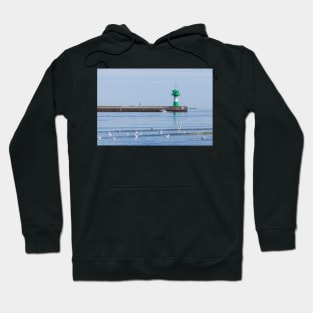 Lighthouse, Luebeck-Travemuende, Schleswig-Holstein, Germany, Europe Hoodie